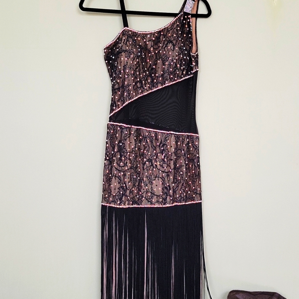 Latin ballroom competition dress.